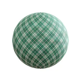 Green checkered fabric2